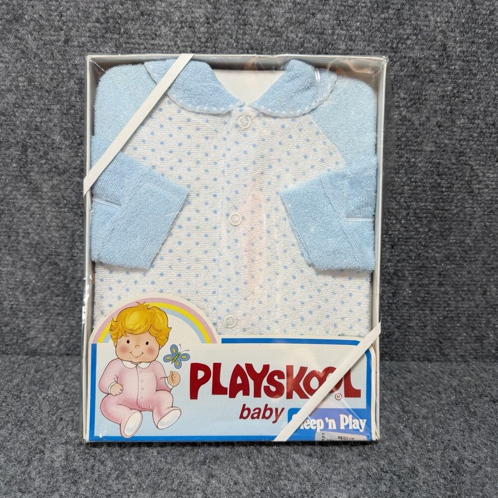 Vintage 1990 Playskool Poke-dot Baby Sleep'n Play (Size M 13-17 Lbs.) NOS NIP
